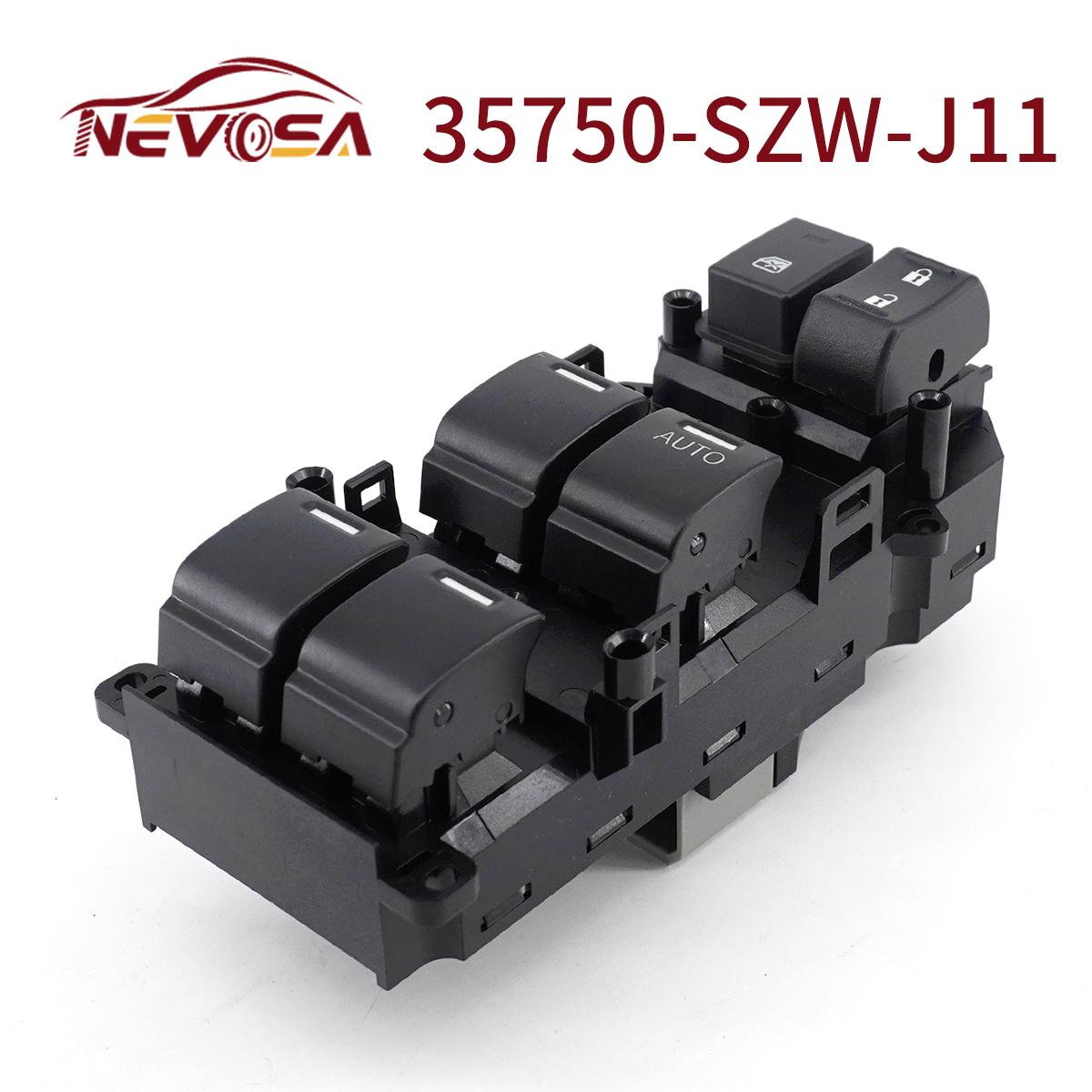 37P For Honda Accord 2008-2011 35750-SZW-J11 35750SZWJ11 35750-SZW-J01 New RHD Right Driver Side Power Window Master Switch 35750-SZW-J11-37Pins
