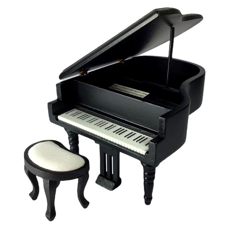 

Dollhouses Model Instrument Dollhouses Stool Accessory Realistic Playset 1:12 Instrument Model Role Play Toy 1