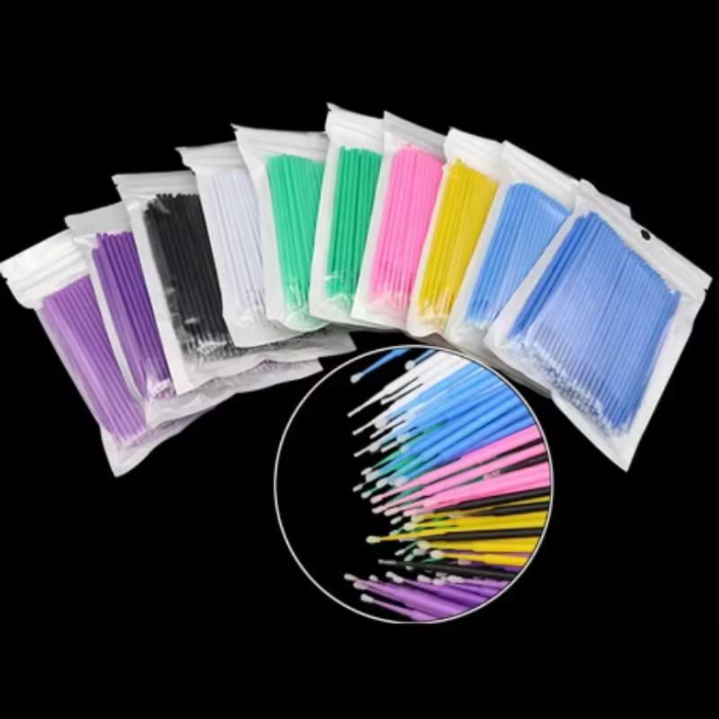 Cotton Swab Makeup False Eyelashes Individual Lashes Mascara Applicators Brush Lash Extension Clean Remover Tools