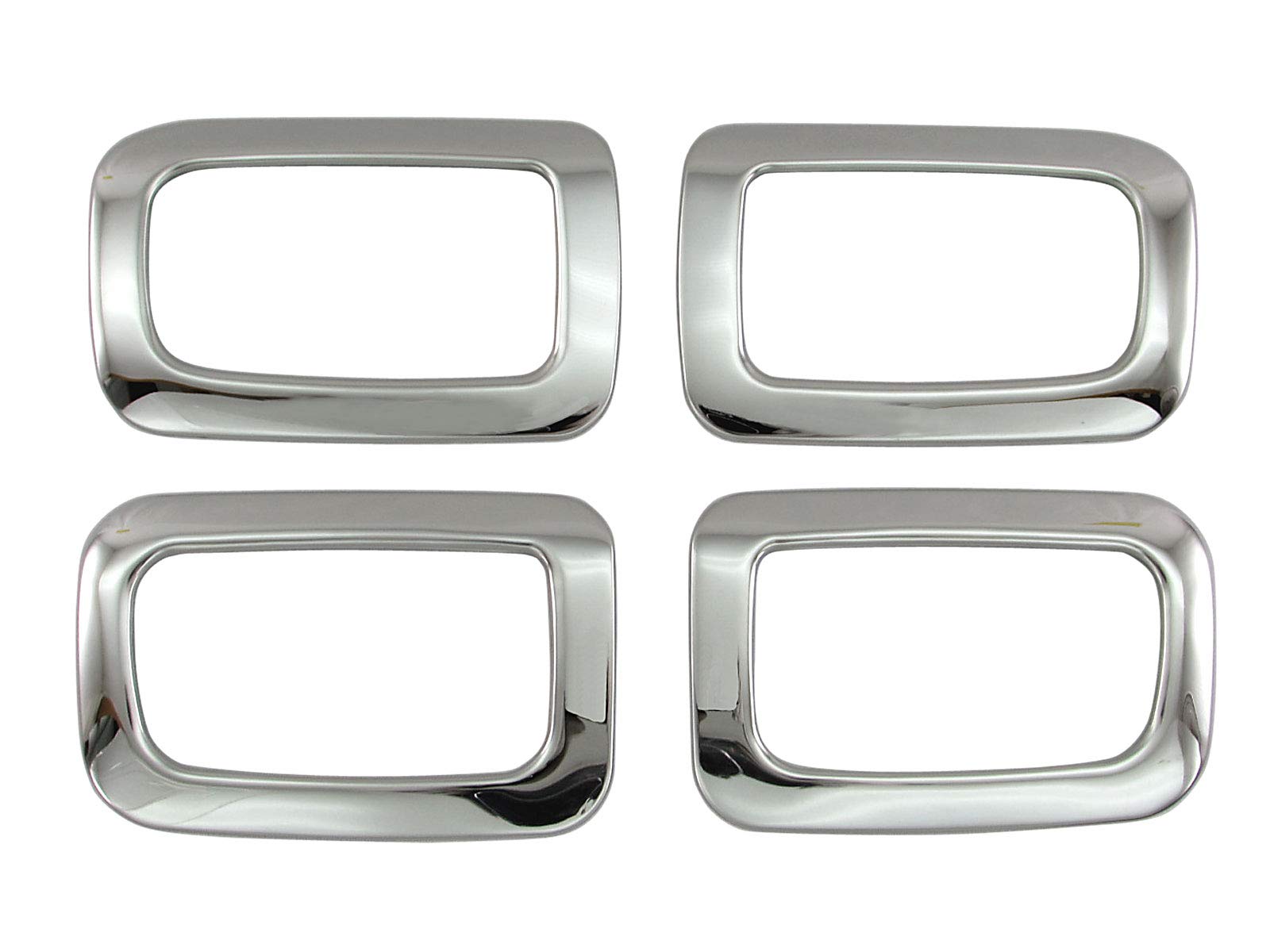

BRIGHTZ Finish Stainless Steel Inner Door Handle Set for Toyota ek Wagon Ultra-Mirror Covers, Plated, 4-Piece [INS-DHC-057] B33W/B36W (Product Number