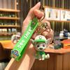 Animated Cute Puppy Ground Marketing Stall Keychain Couple Bag Car Key Chain Small Gift