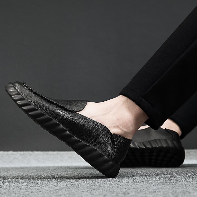Genuine Leather Men's Loafers Luxurious and Comfortable Minimalist Style Daily Office Driving Leisure Business Men's Shoes