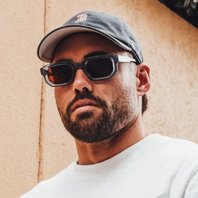 Retro Polygon Women's Sunglasses: Minimalist, High-End Square Frames