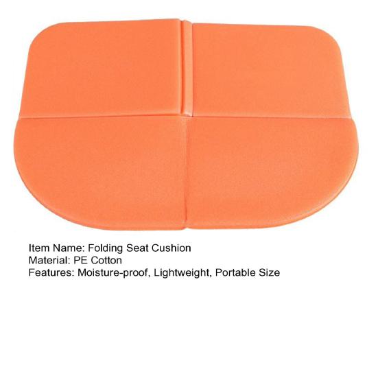 Folding Seat Cushion Portable Waterproof Sitting Mat Lightweight Outdoor Travel Camping Hiking Backpacking Fishing Chair Stadium Seat Pad