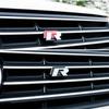 ASFJD1 Metal Car Grille Emblem Rear Trunk Badge Stickers for Volkswagen VW R Rline Polo Golf Jetta Beetle CC Bora Tiguan Touran Passat