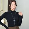 Sweater Chain Star Sweater Chain Female Long Versatile Accessories Clothes Pendant Crystal Necklace Hanging