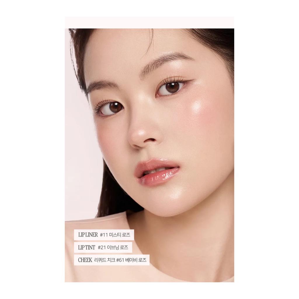 [62 Lady Rose] PRELUDE Dinto La Belle Rose Liquid Cheek 10 ml