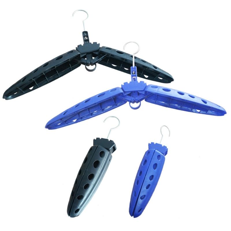 Multi-Purpose Snorkeling Suit Hanger Foldable Surfing Suit Hangers Wetsuit Hanger Folding Vented Hanger Diving Accessory