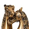 Doppelpferdekopf-Skulptur Harz Liebende Pferdefigur für Wohnzimmer Schlafzimmer Dekor Romantische Reiterstatue für Pferdeliebhaber Jubiläum