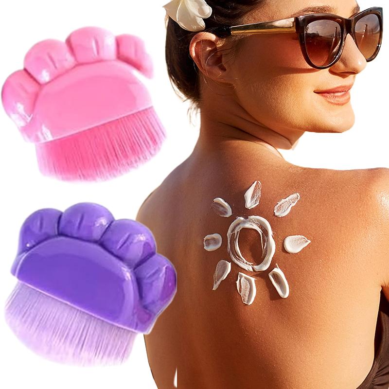 Cat'S Paw Appearance Sunscreen Applicator For Kids Sunscreen Brush Set Sunscreen Lotion Applicator Travel Sunscreen Applicator