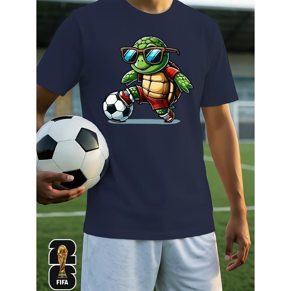 Men's Home Clothing Top [FIFA  Authorization] . 2026  Men's and Women's T-shirt,  Pattern Print, Trendy and Fashionable, Suitable for Beach Parties,