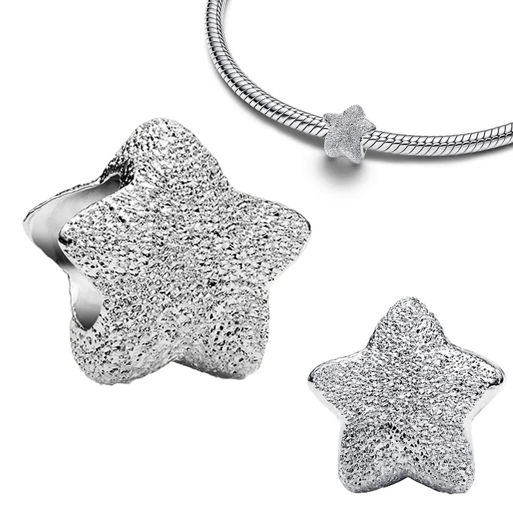 Original Copper Colorful Charms Sun Moon And Star Beads Earrings Pendants Fit Bracelet Necklace Diy Jewelry Gift