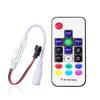 WS2811 WS2812B Led pixel Controller USB/DC 14/17/ 21keys RFWith Remote Controller for WS2811 WS2812B SK6812 LED Strip , DC5-24V