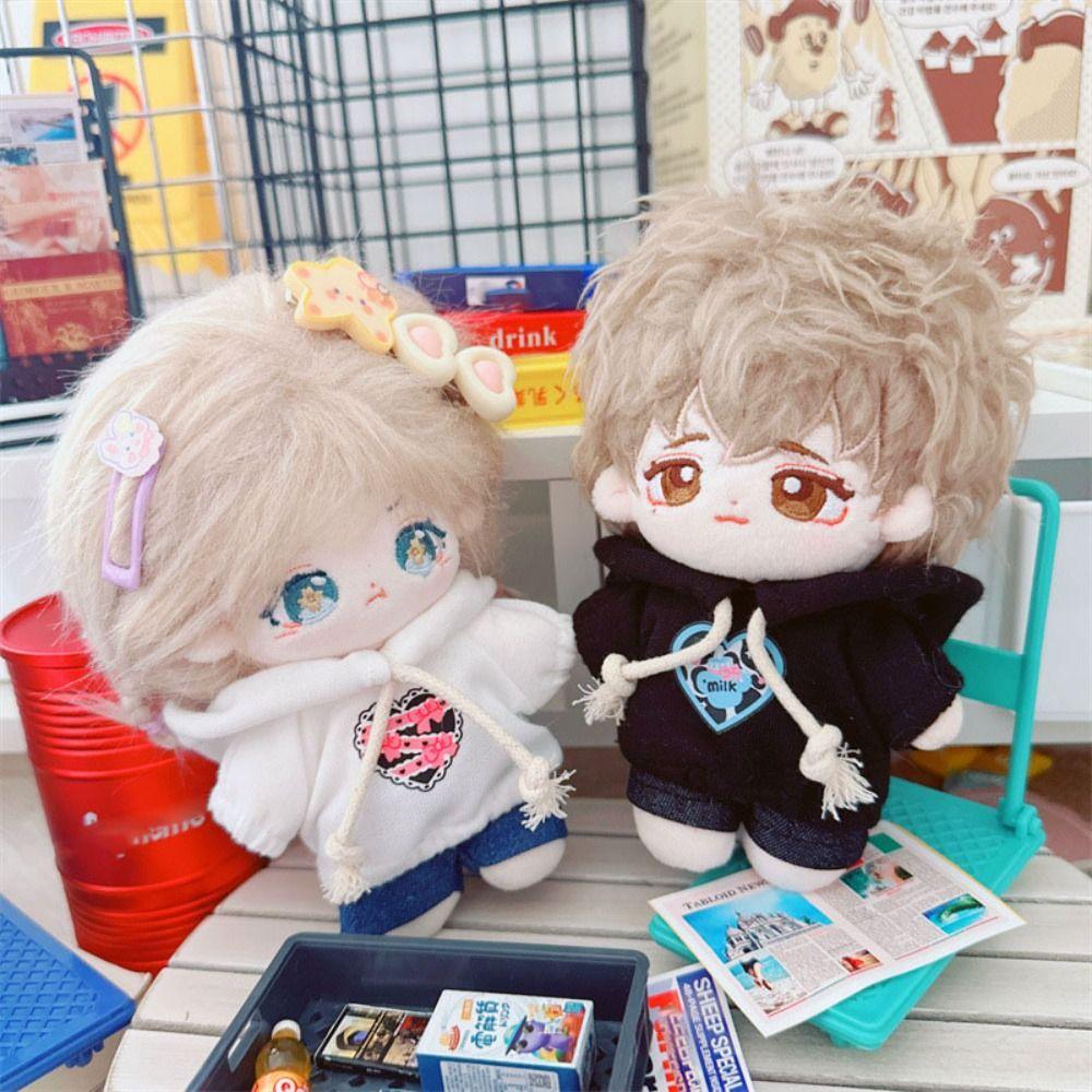 Handgemachte Puppen Sweatshirt Puppen Outfits 10cm Baumwollpuppen/1/12 BJD Puppen/1/11 1/12 OB11 Puppen