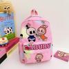 Kindergarten Primary School Students Schoolbag Cartoon Cute Foreign Style Printing Children'S Backpack Large Capacity Children'S Backpack