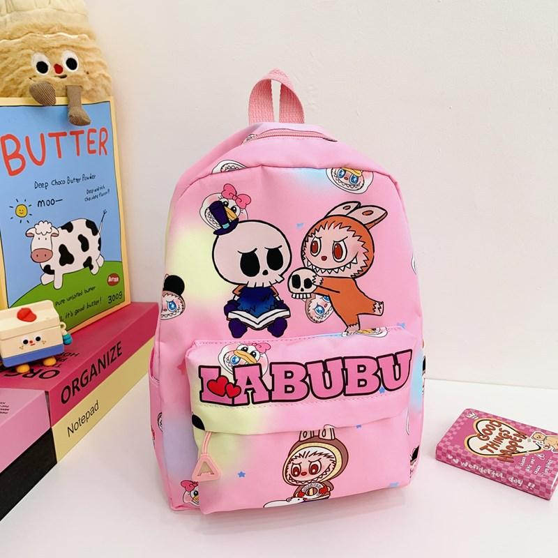 Kindergarten Primary School Students Schoolbag Cartoon Cute Foreign Style Printing Children'S Backpack Large Capacity Children'S Backpack
