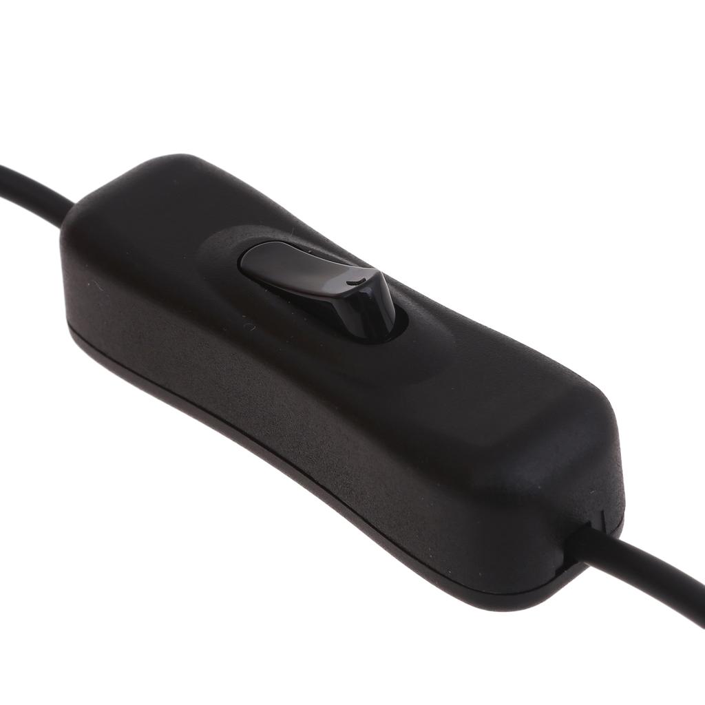 USB Cable with On Off Switches for USB Fan, USB Lights Male To Female Data Transfer Line Gaming Computer Accessories