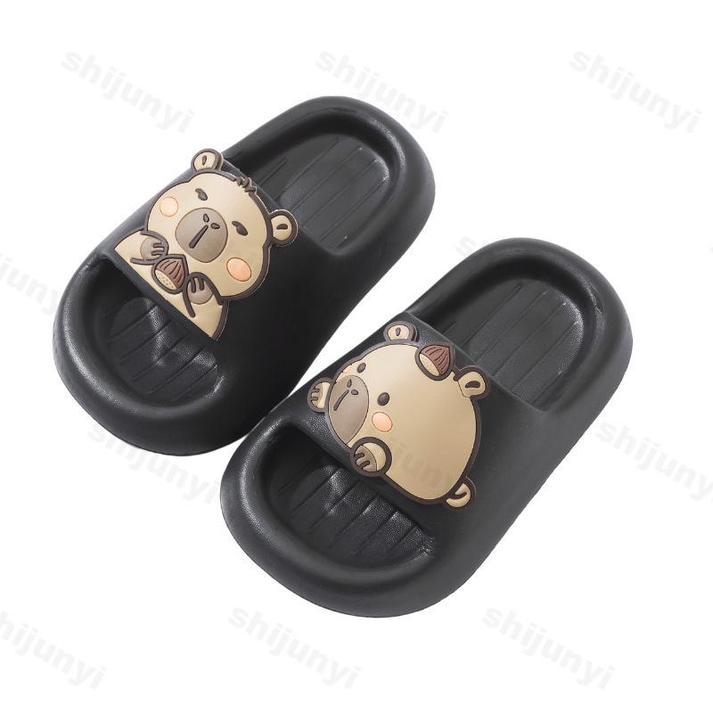 Pantofole da casa Capibara Pantofole da bagno per bambini Estive Ragazze Ragazzi Cartone Animato Carine Moda Scarpe per la casa Bambini Scarpe da esterno per la spiaggia