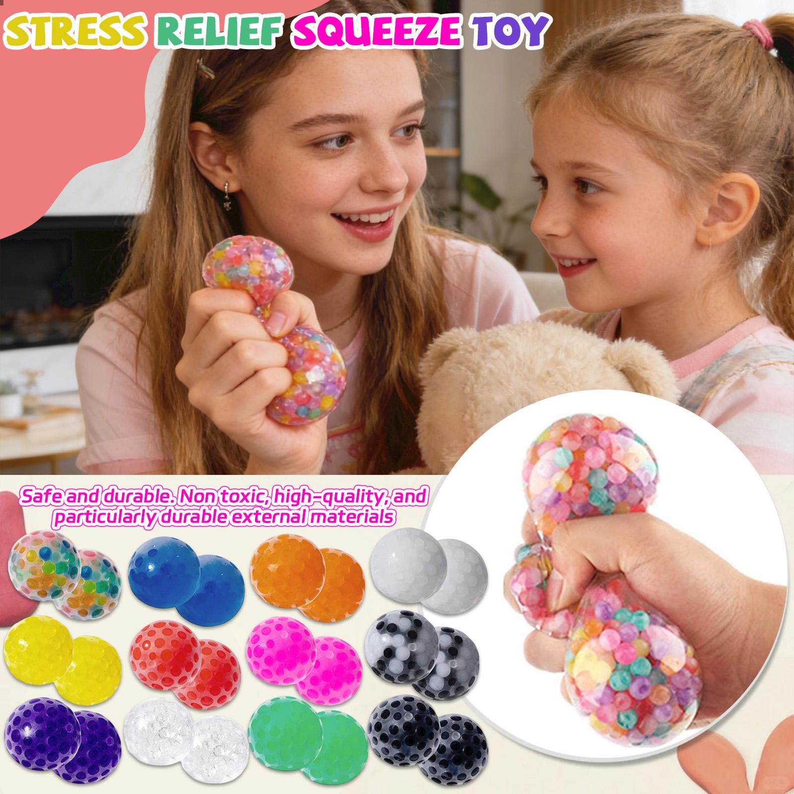 

Набор из 12 мягких резиновых мячиков для снятия стресса и расслабления. Подходит в качестве подарка для детей. One Size