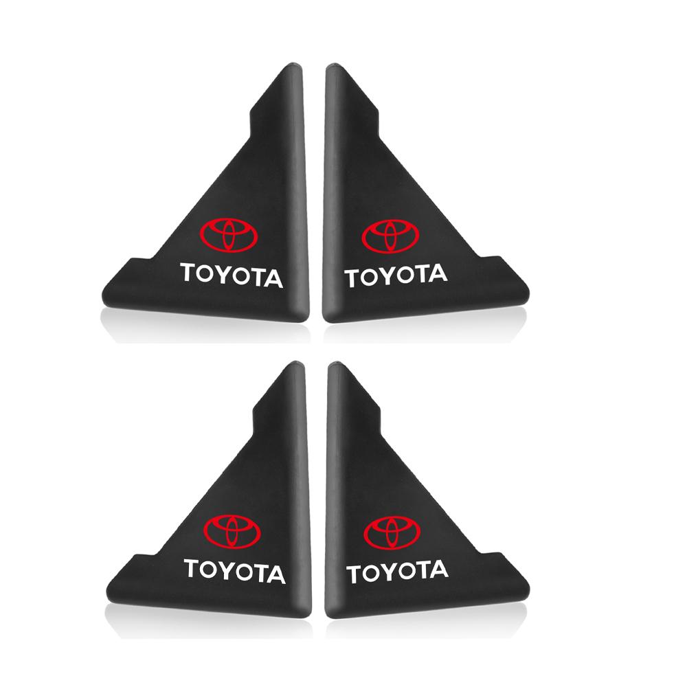 Car Door Angle Corner Cover Bumper Crash Scratch Protector Sticker for Toyota Fortuner Chr Verso Prius Hiace Yaris Trd Corolla