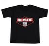Beastie Boys Vintage Red White Logo Print Tee Retro Hip Hop Streetwear Casual Unisex