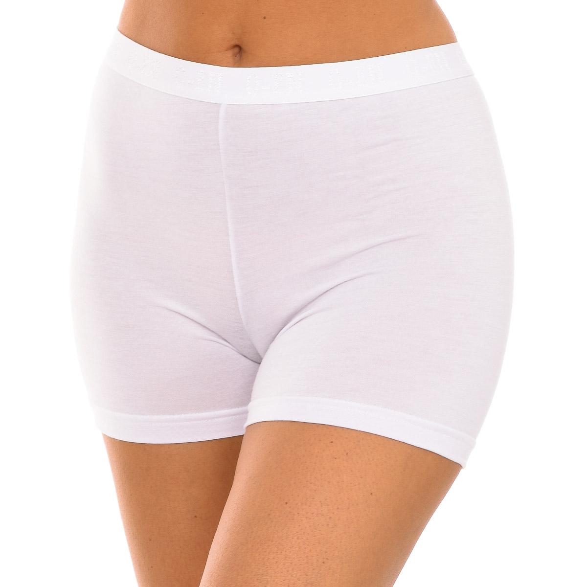 

803 Женские трусы-боксеры из бамбука с защитой от натирания L белый