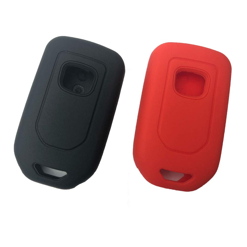 ZIAN [Pack of 2] Honda Car Key Case Silicone 4 Button Odyssey RC1 Step Wagon Spudder Hybrid Freed Key Cover