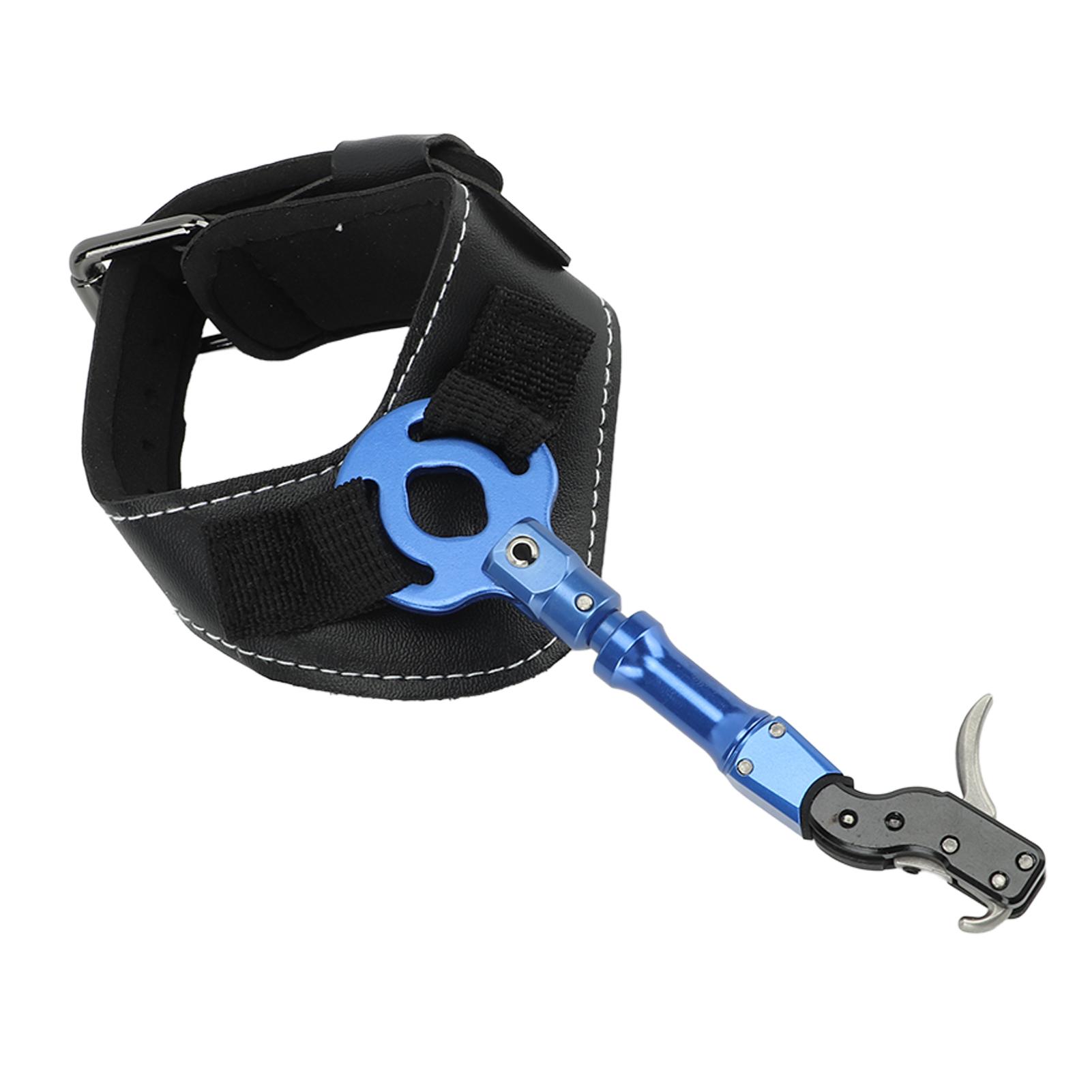 

Archery Release Aid 360 Degree Rotation Adjustable Wrist Strap Sponge Pad Compound Bow Release Aid for Outdoor Archery