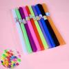 350Pcs Children Diy Folded Star Plastic Straw Lucky Transparent Tube Origami