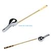 Y3NA Tanks Flush Lever Replacement Front Mount Handle Stainless Steels Toilet Flush Handle Trip Lever Easy to Install