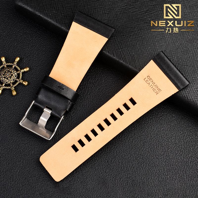 Men's large wristband for police feike Diesel dz7396dz1206dz1399dz1405 leather watchband 22 24 26 28 30mm 32mm Leather strap