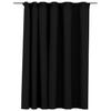 VidaXL Rideau occultant d'aspect de lin crochets Anthracite 290x245 cm
