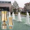 Brass Sprayer Cedar Tower Ice Fountain Nozzle  Universal for Swimming Pool Water Feature Garden Ornament