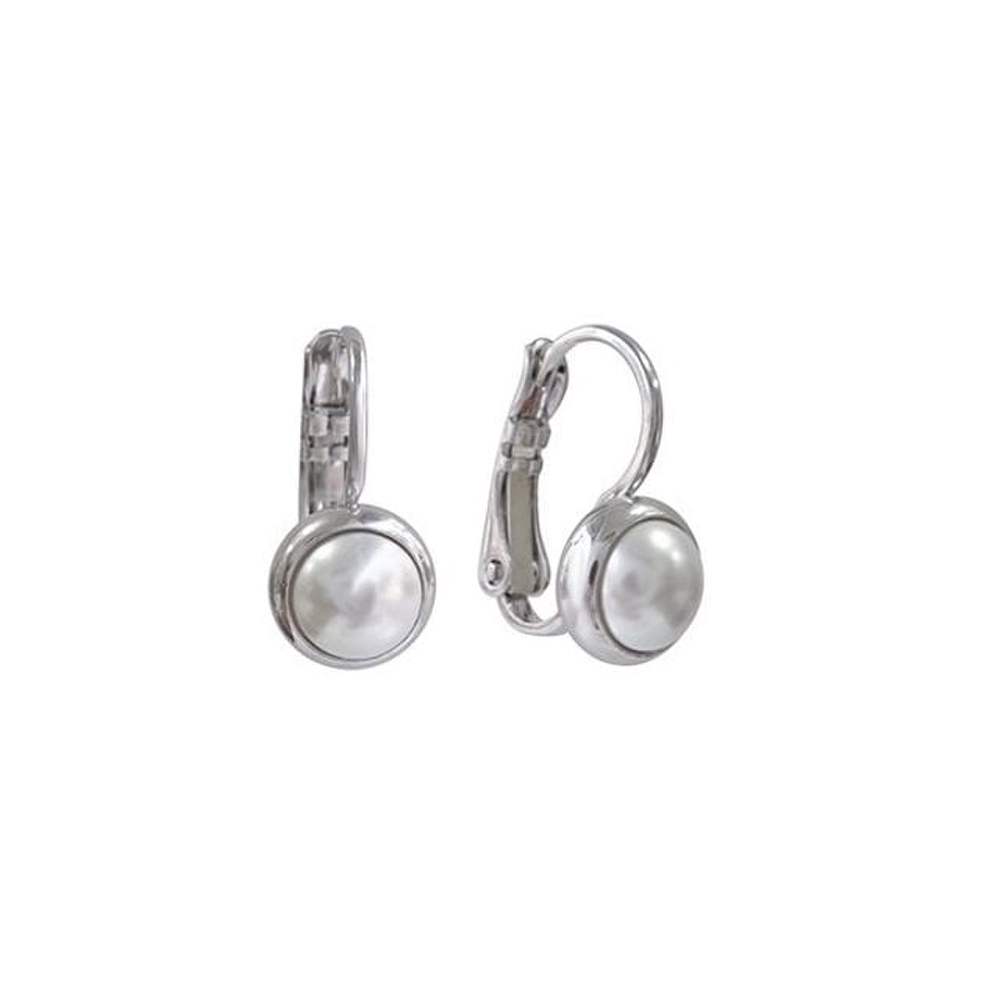 E416 6mm Austrian Pearl Earrings