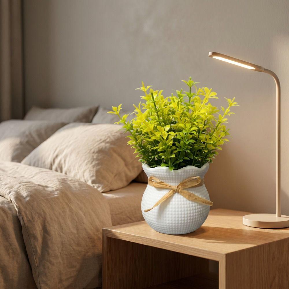 Cute Bonsai Artificial Plants Ornaments Plastic Simulation Plants Home Decoration Fake Potted Flowers Gift