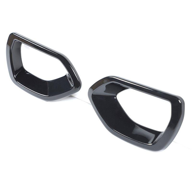 2Pcs Black Front Grille Intake Bezel Cover Trim For 2015- Dodge SRT Scat Pack Daytona Car Accessories