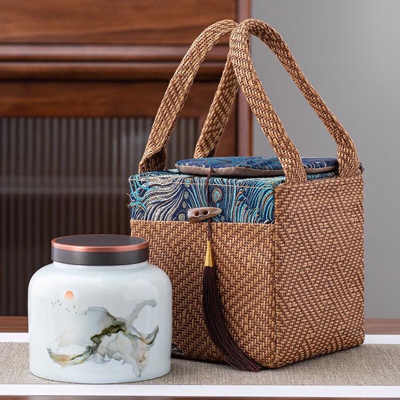 

Ink Wash Ceramic Tea Caddy Gift Set