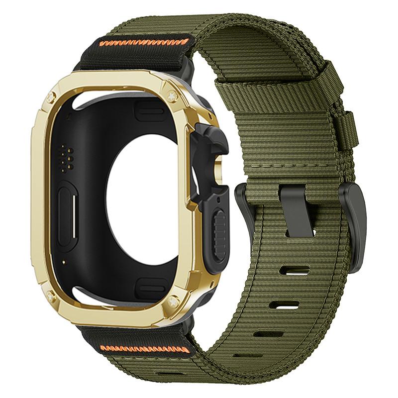 Case+Nylon Strap For Apple Watch Series 11 10 42 46mm Ultra 3 49mm Protective TPU PC Colver For Iwatch 987 44 45mm 6SE54 40 41mm