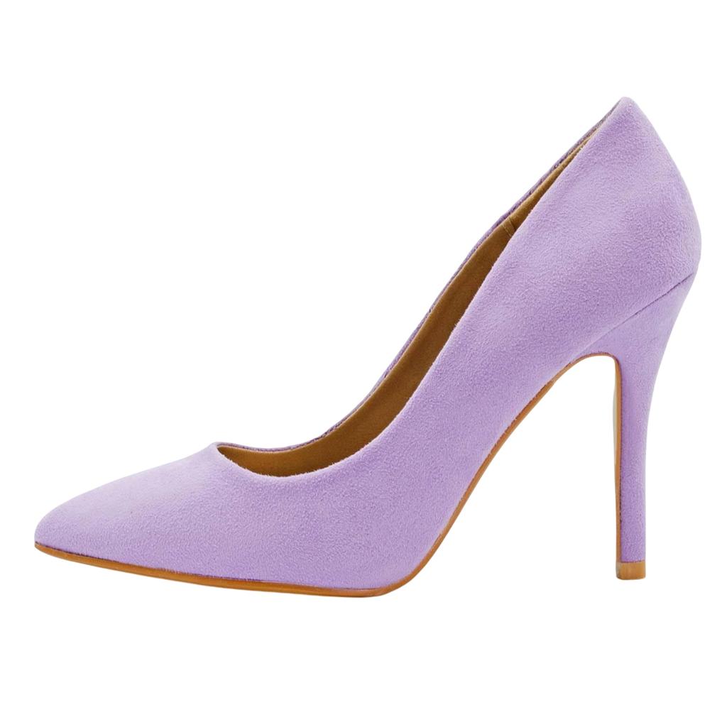 Where's That From Pantofi stiletto cu toc înalt din piele întoarsă pentru femei/doamne