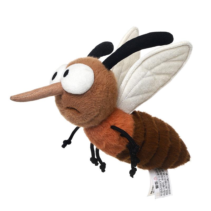 25cm Cartoon Mücken Plüschtiere Weiche gefüllte fliegende Insektenpuppe Lustige lebensechte Kinderspiel Requisiten Kreative Raumdekoration 25cm