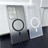 Ultra Thin For Magsafe Wirelss Charge Magnetic Case for Samsung Galaxy S24 S22 S23 Plus Ultra Clear Shockproof Hard Cover