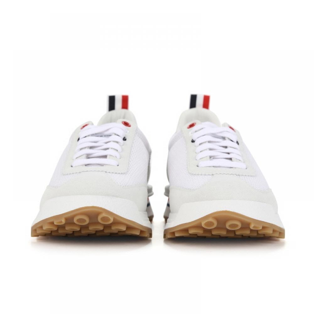 Tom Brown Mfd180a 03050 100 Stripe Lace Up Sneakers