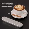 Brewing Grade Nonrust Steel Coffee Engraving Tool With Ergonomic Handle For Artistic Latte Pattern And Beverage Decoration