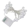 Globe String Lights Battery Powered Type Colored IP66 Waterproof LED Bulb String Lights for Christmas Holiday Decorations