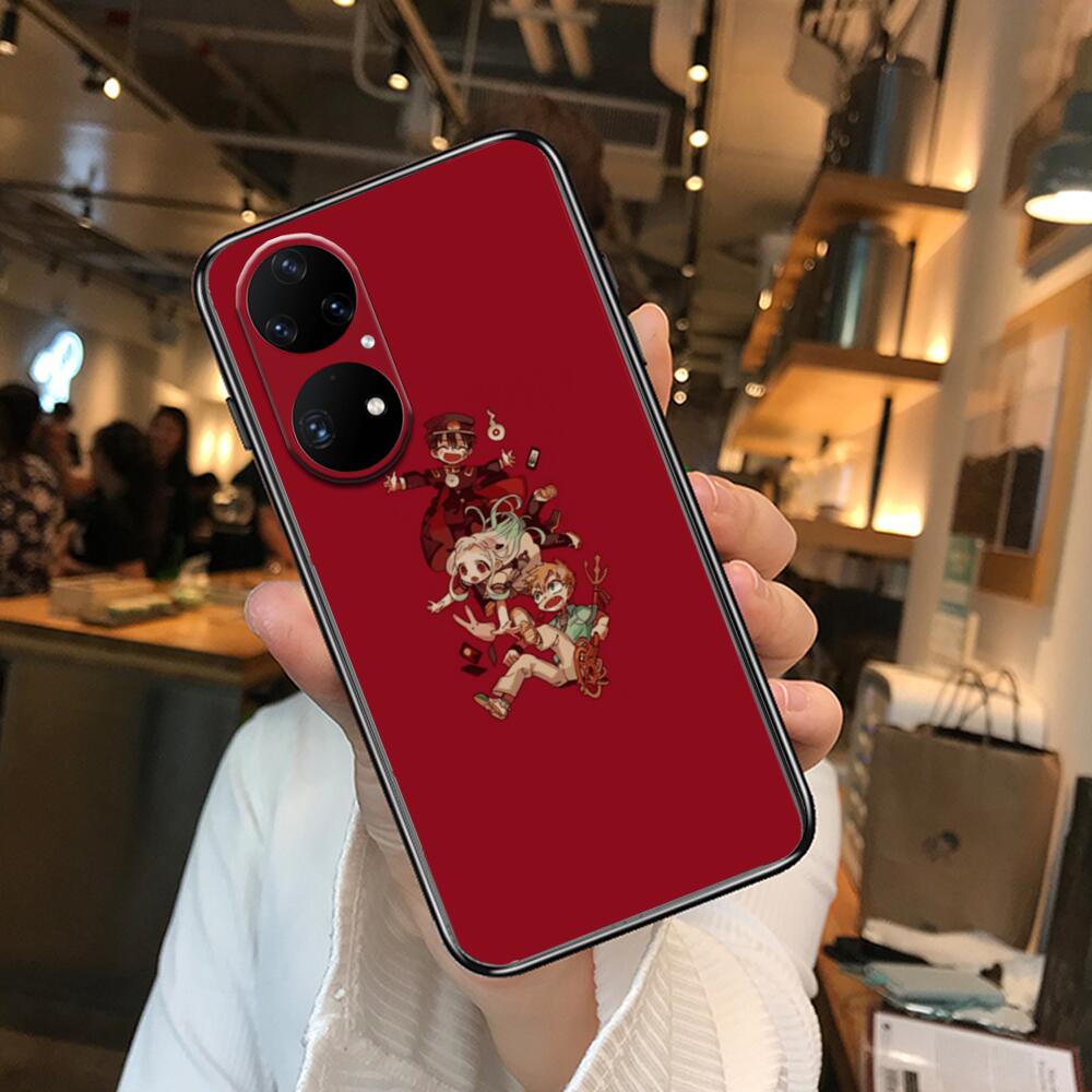 Toilet-bound Hanako-Kun Anime Phone Case For Huawei P50 P40 P30 P20 10 9 8 Lite E Pro Plus Black Etui Coque Painting Hoesjes Com