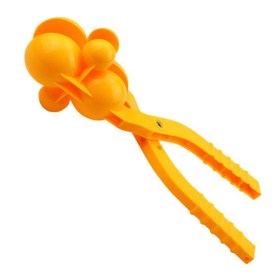 Användbar Smidig Tillfredsställ Nyfikenhet Föräldra-barn Interaktion 4 Bollar Snöbollsmakare Klämma för Snöig Dags Lek Snöleksak