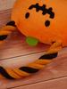 Hundleksaker för Små Medelstora Raser Halloween Pumpa & Fladdermus Rep Tuggleksak Hållbara Tuffa Pipande Valpleksaker för Husdjursgåvor Mjuk Plus