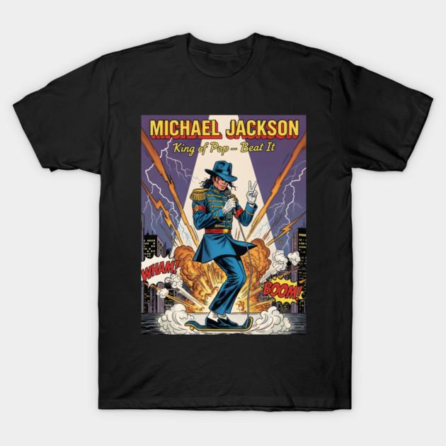 THE KING OF POP Salute To Michael Jackson Poster Graphic Print T-Shirt Men Women Loose Casual Oversized Top Streetwear Harajuku Fashion Summer New Tee