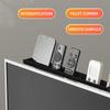 Wall Mounted Remote Control Organizer Box Space Saving TV Countertop Sorting Rack for Living Room Bedroom Hotel Room Use