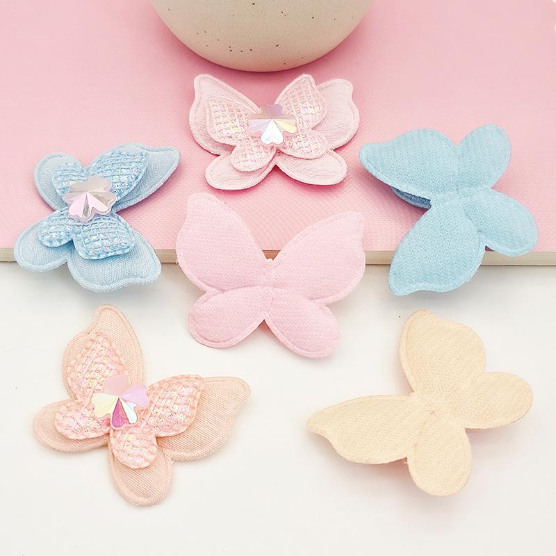 Butterfly Double Layer DIY Kit: Bags, Shoes, Clothing, Socks, Fabric, Hair Clips, Brooches Accessories